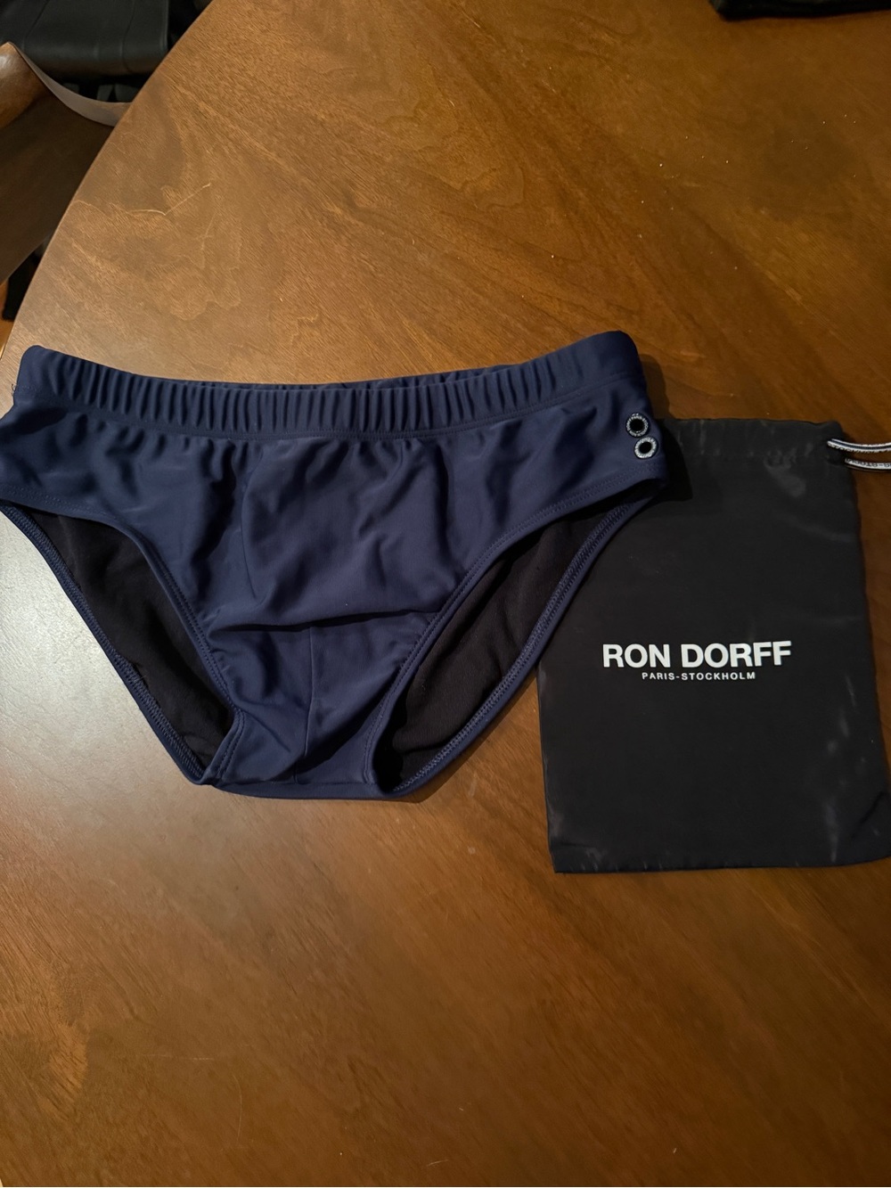 Ron Dorff Navy Men's Swim Briefs
